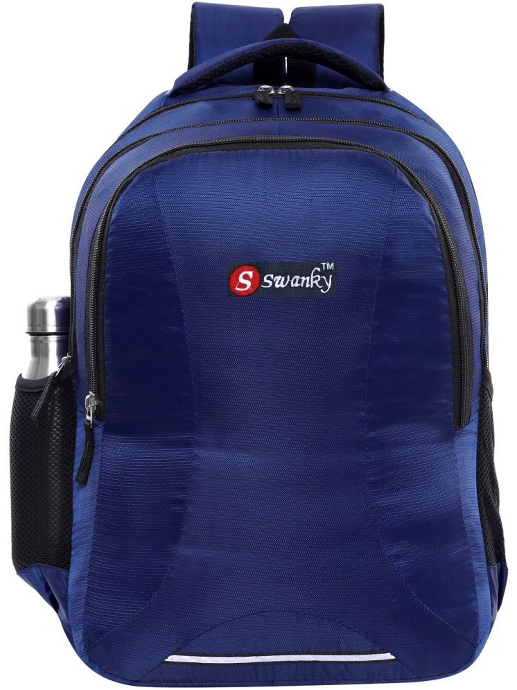     			Swanky BLACK Polyester Backpack ( 30 Ltrs )