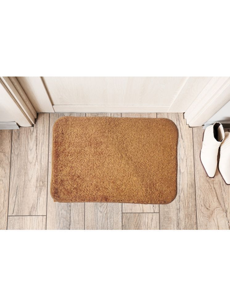     			UrbanArts Anti-skid Microfibre Bath Mat 40x60 cm ( Pack of 1 ) - Gold