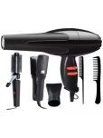 CKINDIA 2888,522,471B 2 Comb Black Below 1500W Hair Dryer