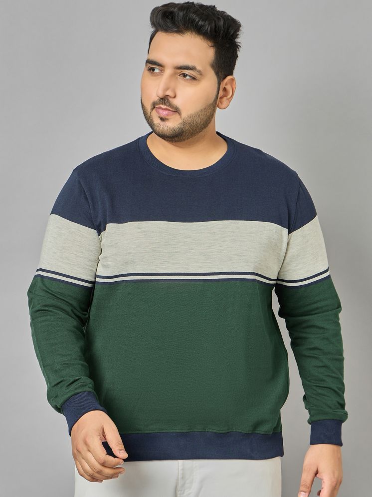     			AUSTIVO Cotton Blend Round Neck Men's Sweatshirt - Multicolor ( Pack of 1 )