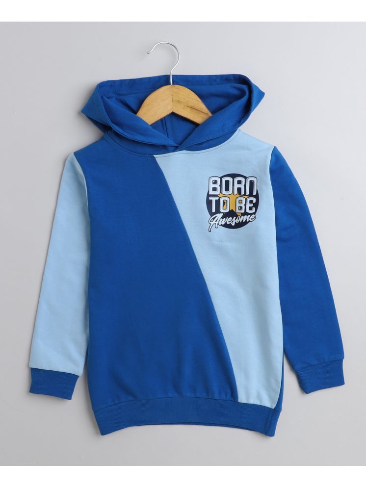     			BUMZEE Pack of 1 Boys Fleece Sweatshirt ( Royal Blue )