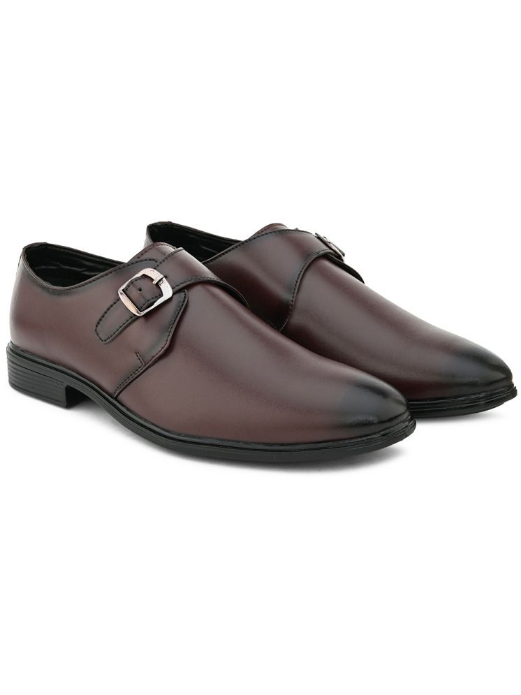     			Prolific Brown Men's Slip On Formal Shoes