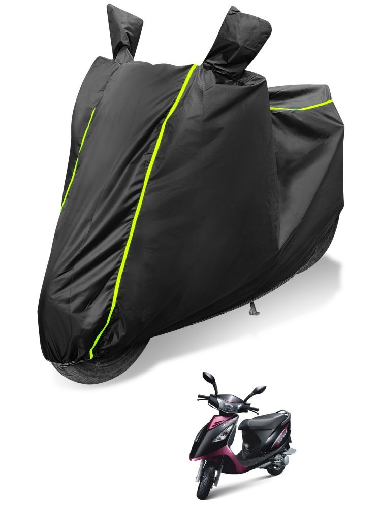     			Auto Hub Bike Body Cover for TVS Scooty Streak ( Pack of 1 ) , Black