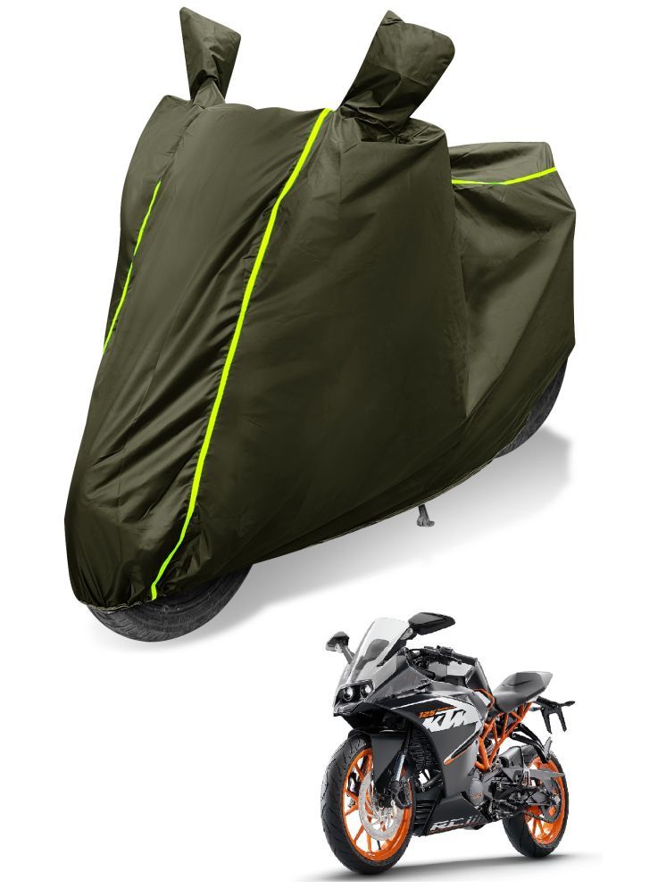     			Auto Hub Bike Body Cover for KTM RC 390 ( Pack of 1 ) , Green