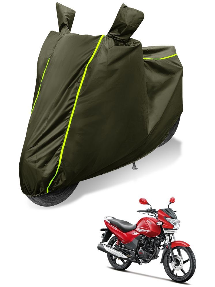     			Auto Hub Bike Body Cover for Hero Achiever ( Pack of 1 ) , Green