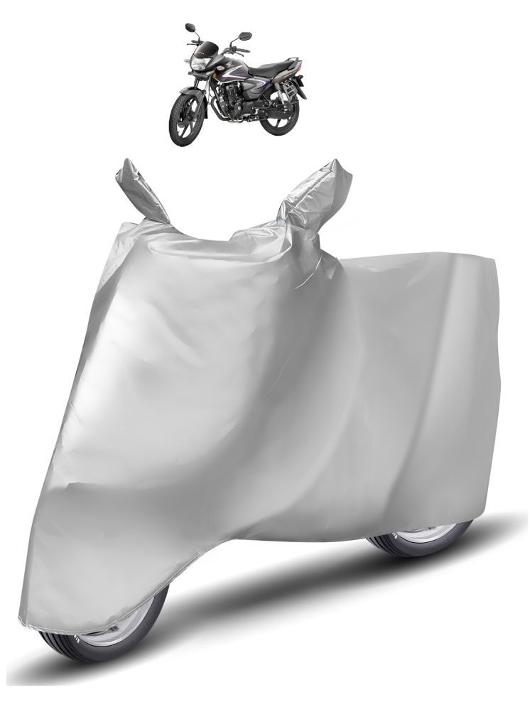     			Auto Hub Bike Body Cover for Honda CB Shine ( Pack of 1 ) , Silver