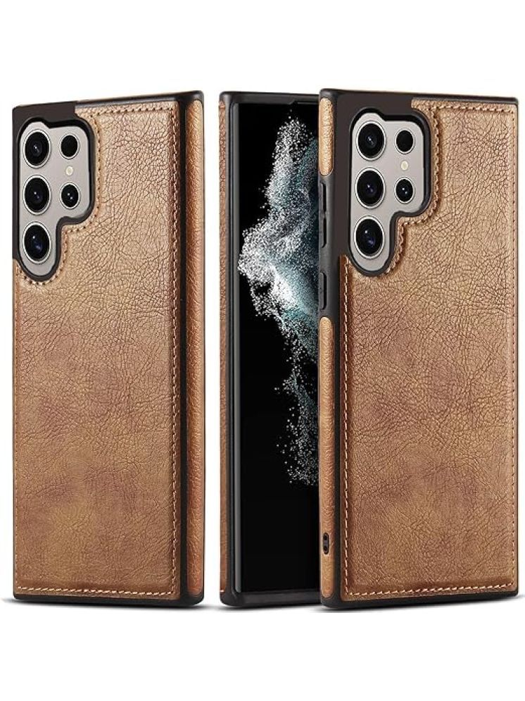     			Doyen Creations Plain Cases Compatible For Leather Samsung Galaxy S24 ultra ( Pack of 1 )