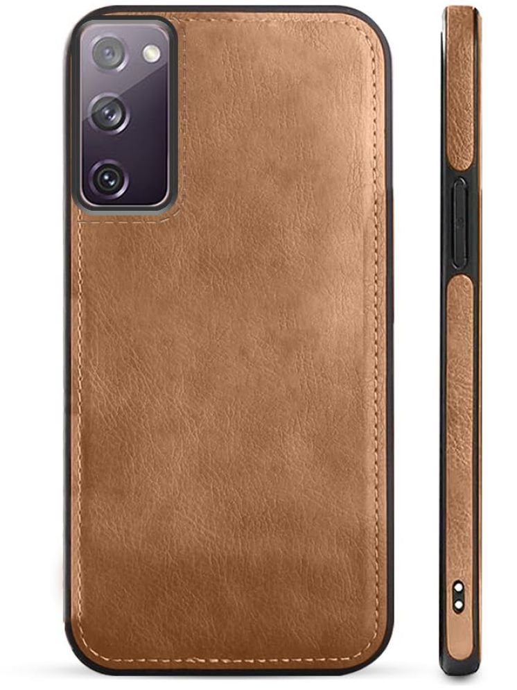     			Doyen Creations Plain Cases Compatible For Artificial Leather Samsung Galaxy S20 fe ( Pack of 1 )