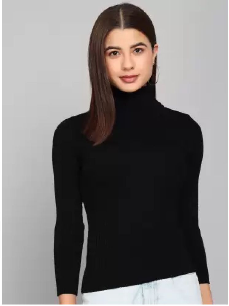     			Resilience Acrylic High Neck Women's Pullovers - Black ( Single )