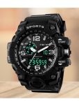 Harbor Black Silicon Analog-Digital Men's Watch