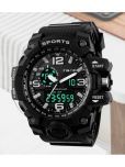 Harbor Black Silicon Analog-Digital Men's Watch