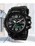 Harbor Black Silicon Analog-Digital Men's Watch