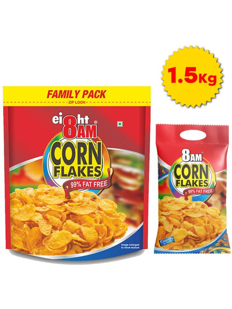     			8AM 1kg+500g Corn Flakes 1.5 kg