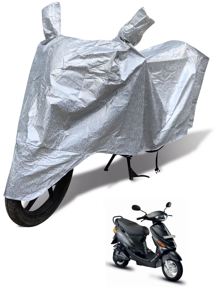     			Auto Hub Bike Body Cover for Hero E Sprint ( Pack of 1 ) , Silver