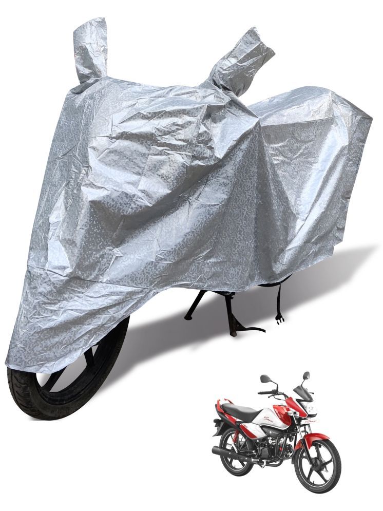     			Auto Hub Bike Body Cover for Hero Splendor iSmart ( Pack of 1 ) , Silver