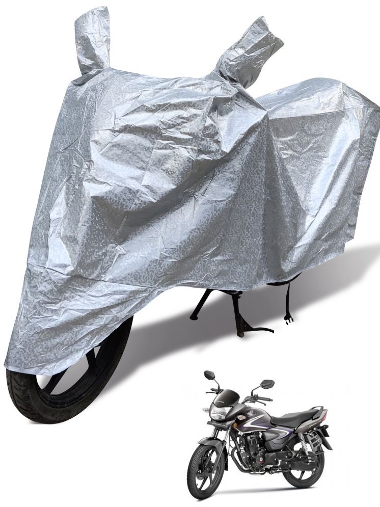     			Auto Hub Bike Body Cover for Honda CB Shine ( Pack of 1 ) , Silver