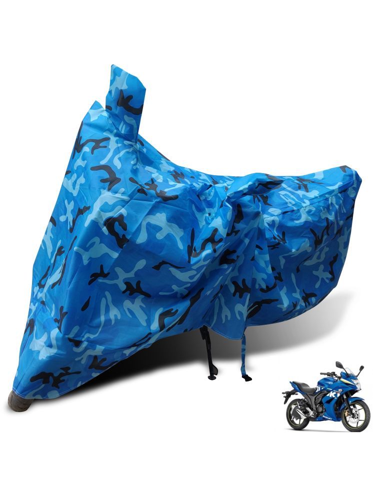     			Auto Hub Bike Body Cover for Suzuki Gixxer SF ( Pack of 1 ) , Blue