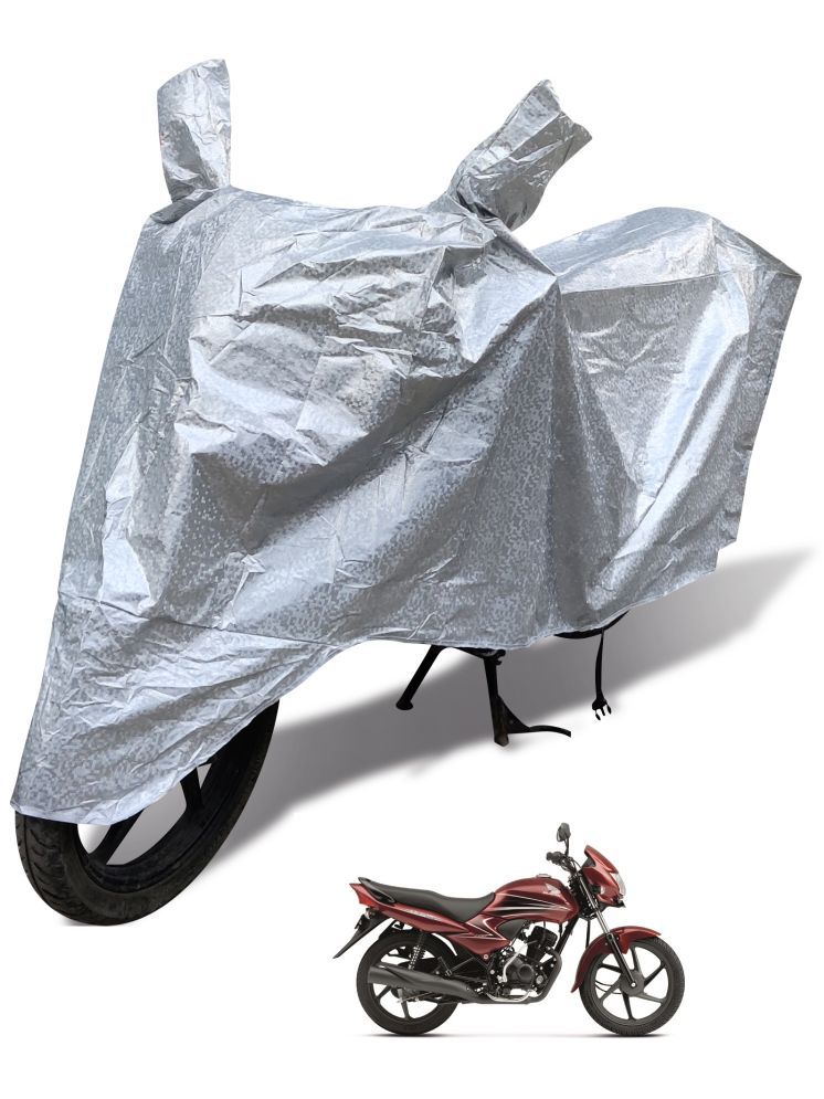     			Auto Hub Bike Body Cover for Honda DREAM YUGA ( Pack of 1 ) , Silver