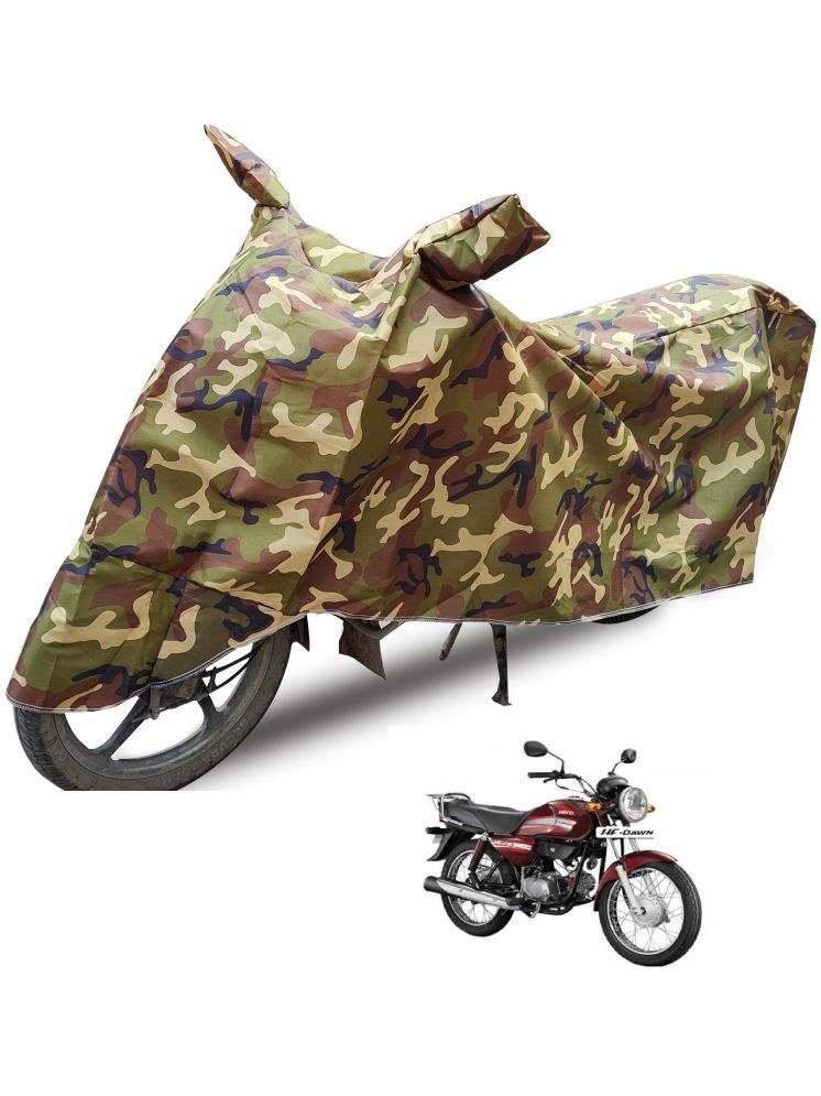     			Auto Hub Bike Body Cover for Hero HF Dawn ( Pack of 1 ) , Camouflage