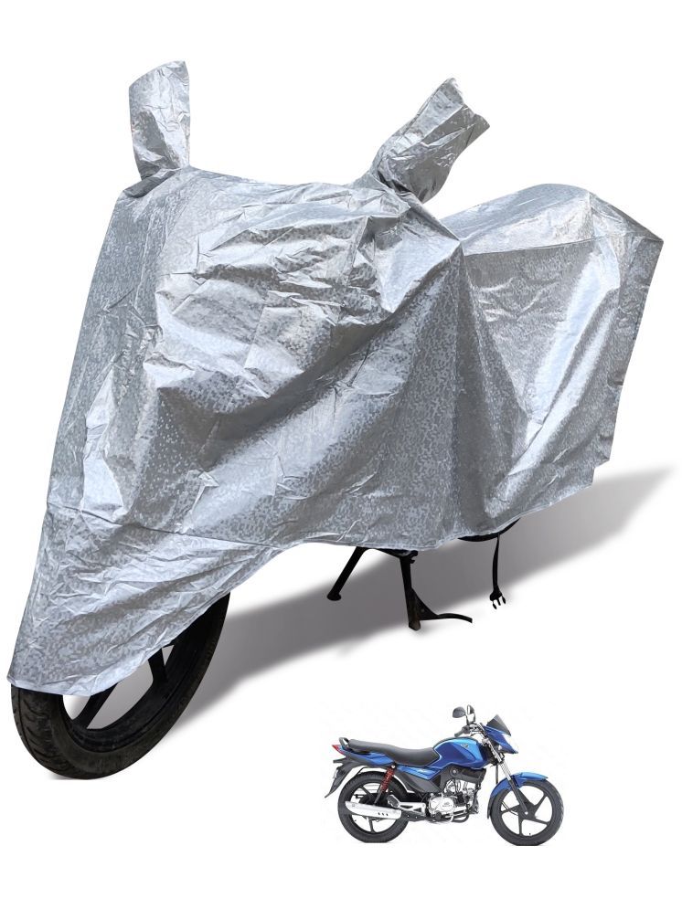     			Auto Hub Bike Body Cover for Mahindra Stallio ( Pack of 1 ) , Silver