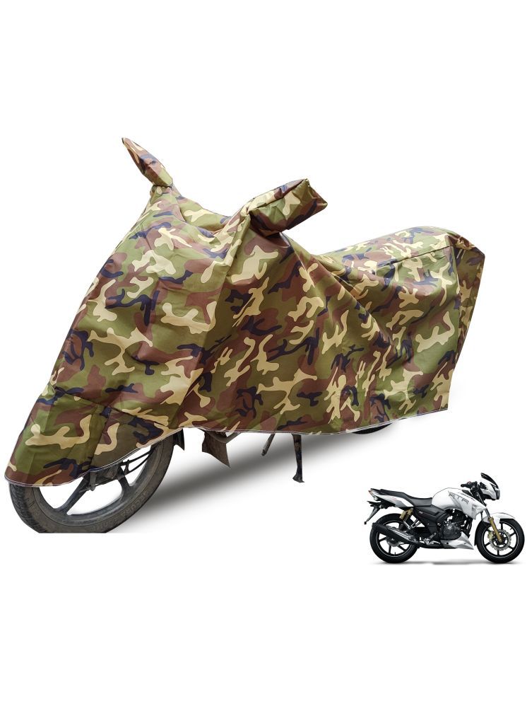     			Auto Hub Bike Body Cover for TVS Apache RTR 180 ( Pack of 1 ) , Camouflage