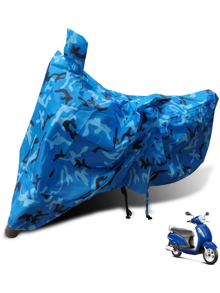     			Auto Hub Bike Body Cover for Suzuki Access 125 ( Pack of 1 ) , Blue