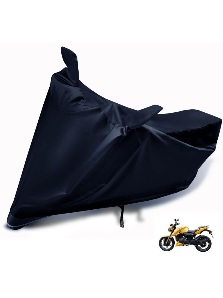     			Auto Hub Bike Body Cover for TVS Apache RTR 200 4V FI ( Pack of 1 ) , Black