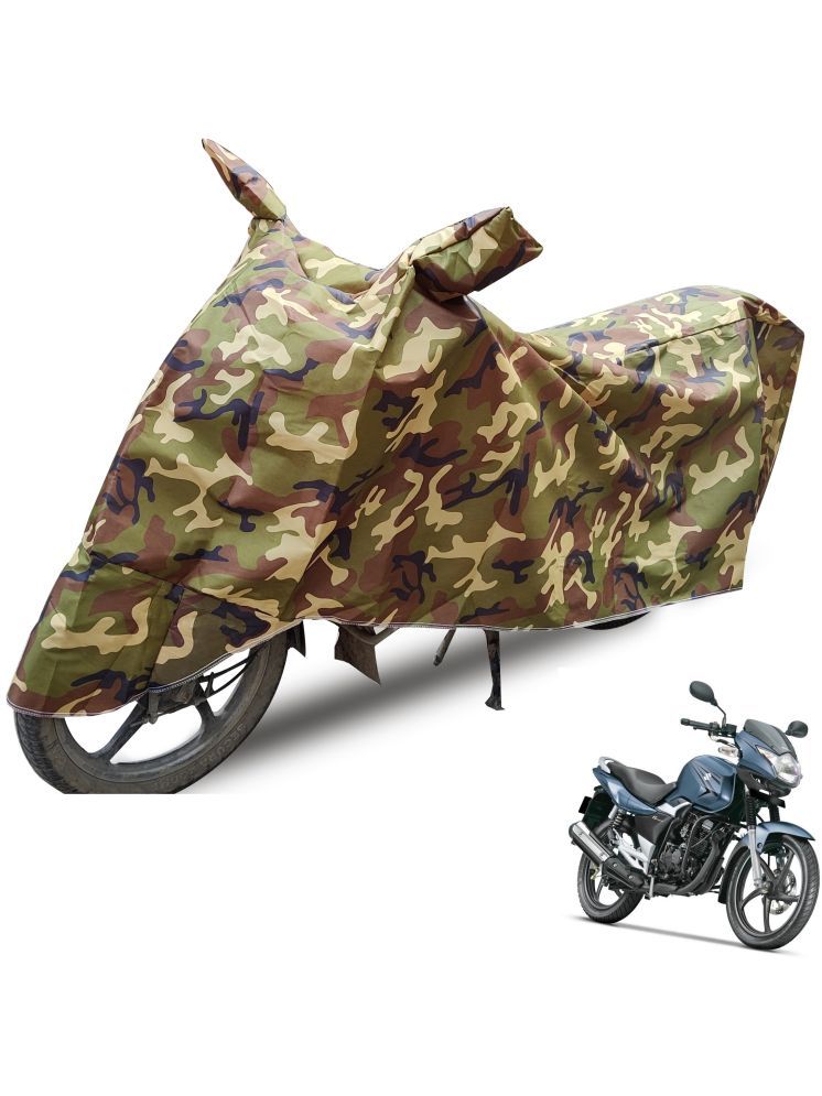     			Auto Hub Bike Body Cover for Suzuki GS 150R ( Pack of 1 ) , Camouflage