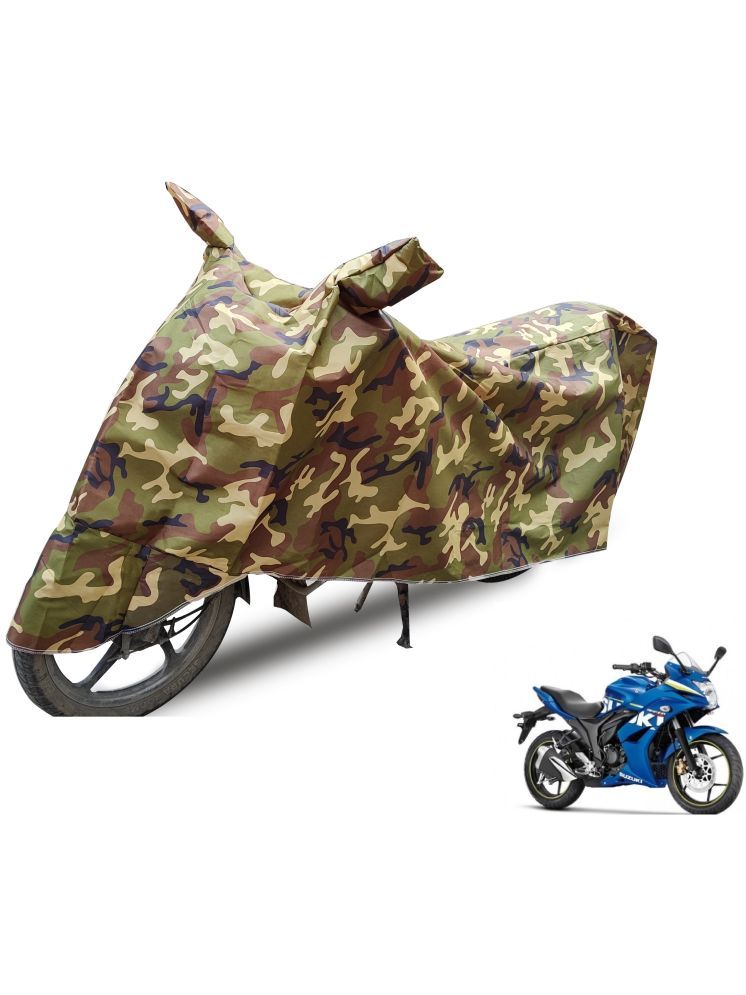     			Auto Hub Bike Body Cover for Suzuki Gixxer SF ( Pack of 1 ) , Camouflage