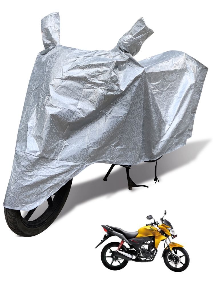     			Auto Hub Bike Body Cover for Honda CB Twister ( Pack of 1 ) , Silver