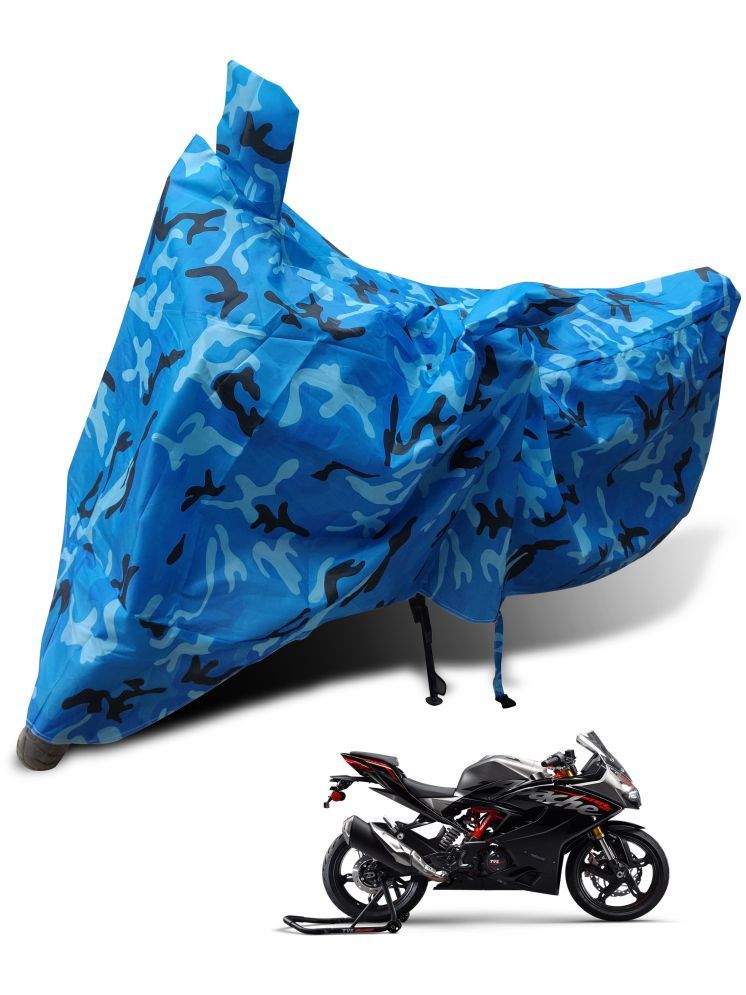     			Auto Hub Bike Body Cover for TVS Apache RTR ( Pack of 1 ) , Blue