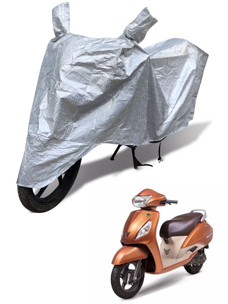     			Auto Hub Bike Body Cover for TVS Jupiter ( Pack of 1 ) , Silver