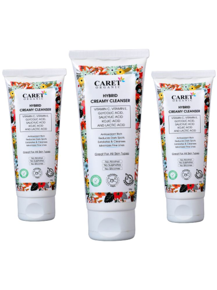     			Caret Organic - Fine Lines and Wrinkles Reducing Face Wash For All Skin Type ( Pack of 3 )