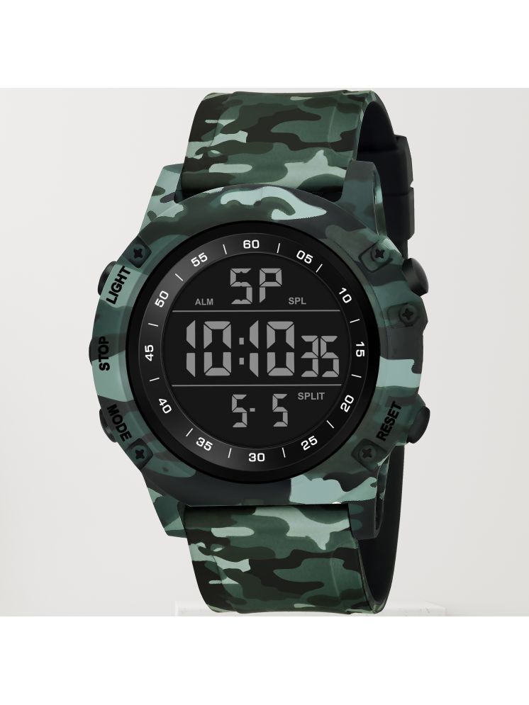     			Harbor Green Silicon Analog-Digital Men's Watch