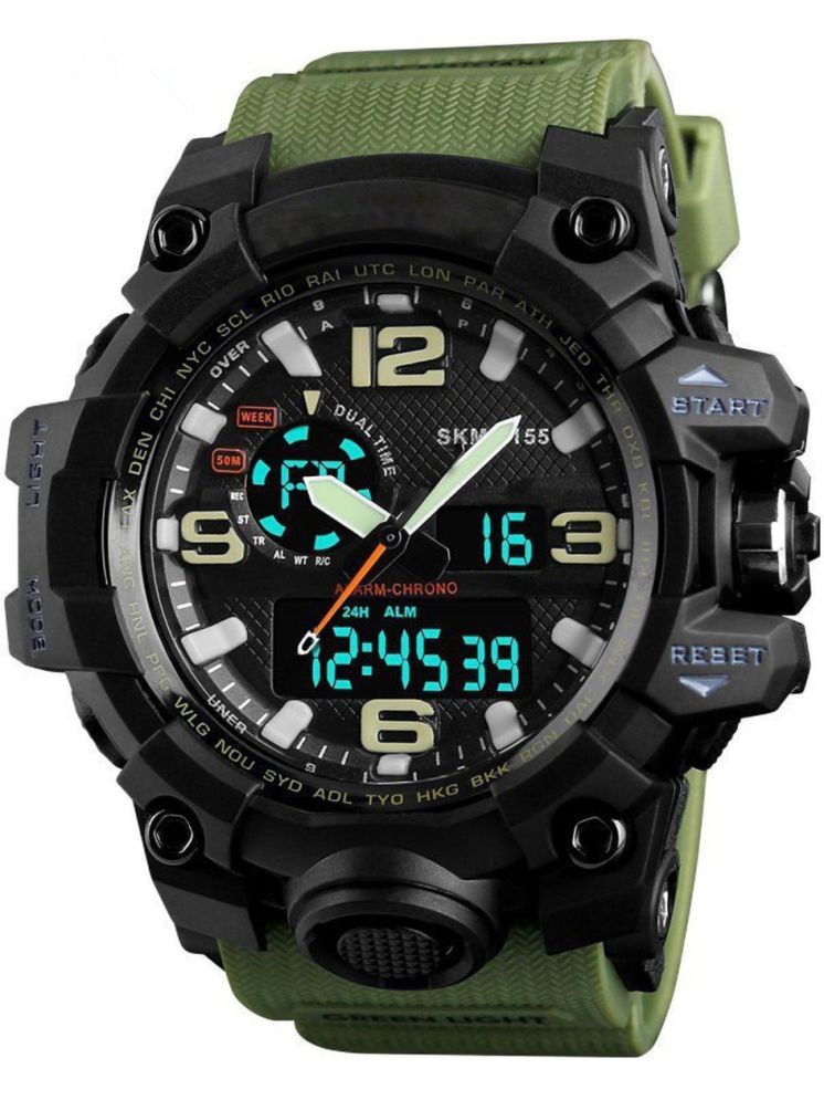     			Harbor Green Silicon Analog-Digital Men's Watch