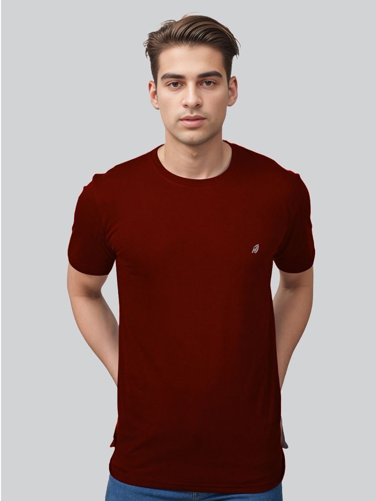     			Lux Nitro Pack of 1 Cotton Blend Relaxed Fit Men's T-Shirt ( Maroon )