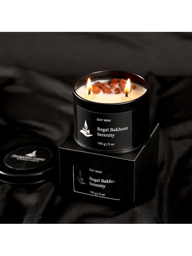     			Parkash Candles Black Aromatherapy Jar Candle 10 cm ( Pack of 1 )