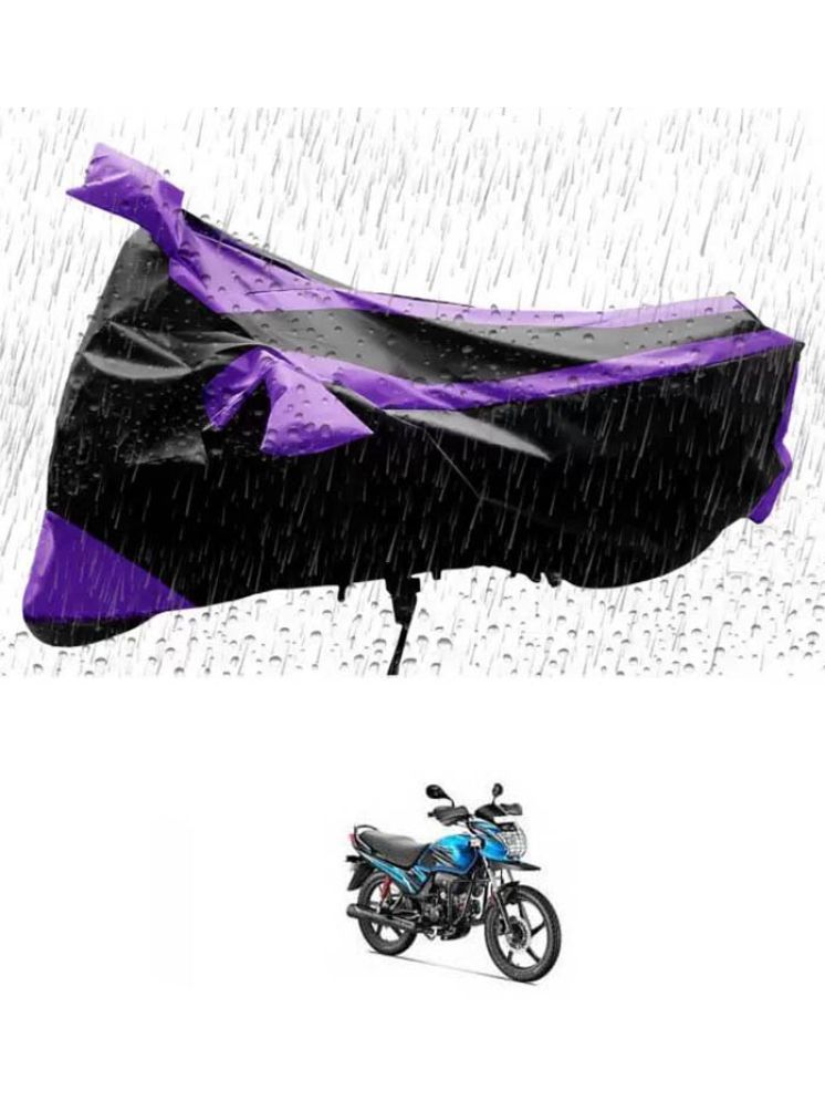     			RONISH Bike Body Cover for Hero Passion Pro TR ( Pack of 1 ) , Purple