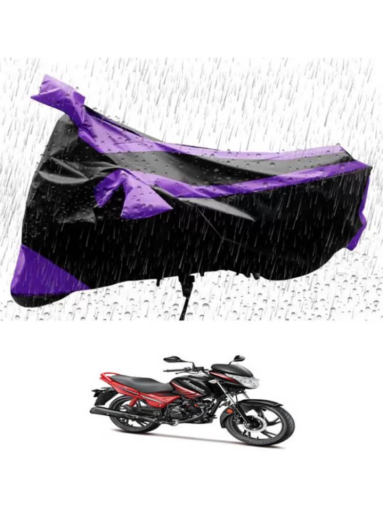     			RONISH Bike Body Cover for Hero Glamour ( Pack of 1 ) , Purple