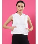 Rigo White Polyester Women's Crop Top ( Pack of 1 )