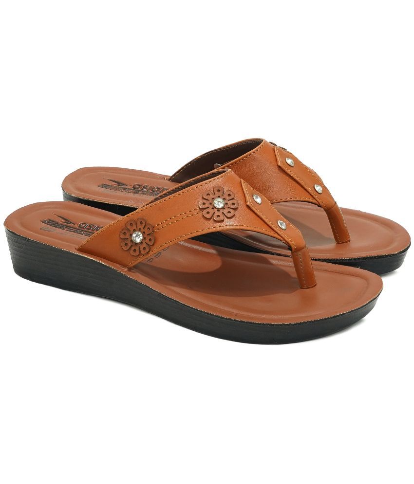     			ASIAN Tan Women's Daily Slipper