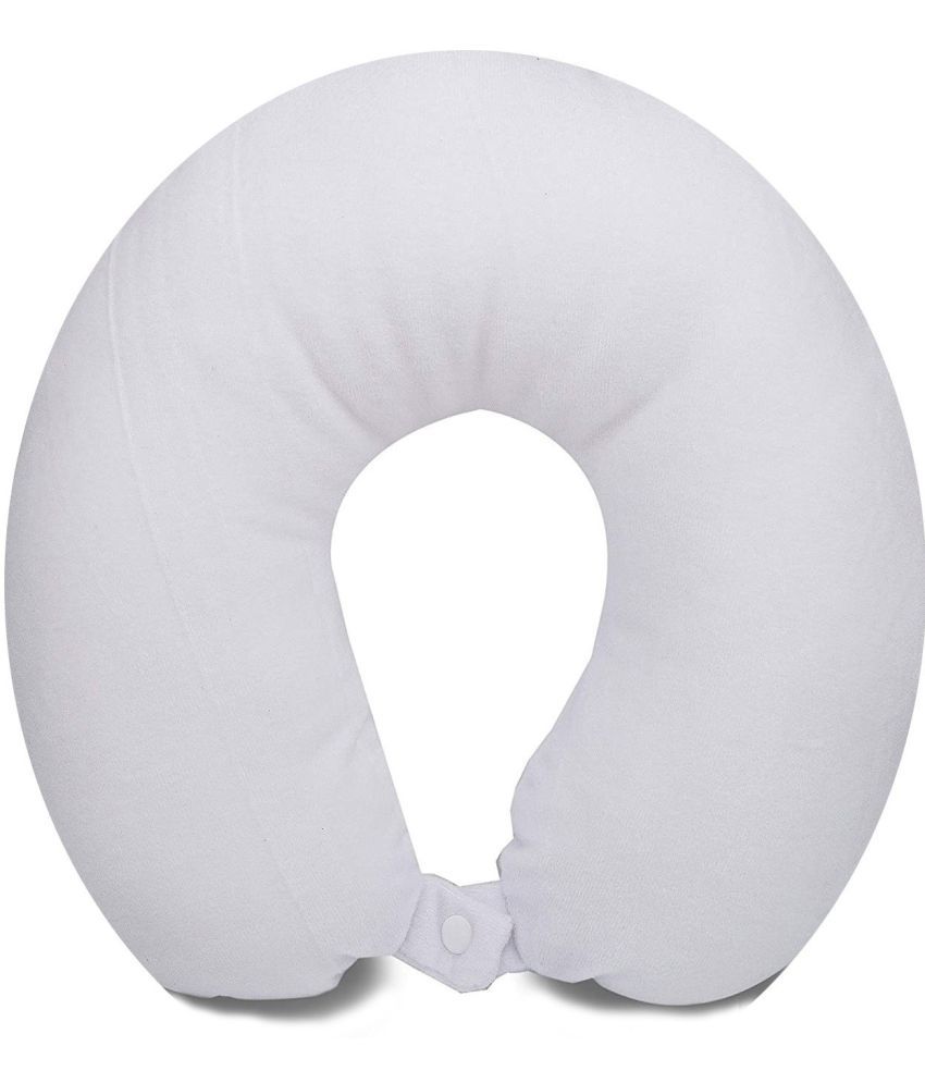     			JUZZII White Neck Pillow ( Pack of 1 )