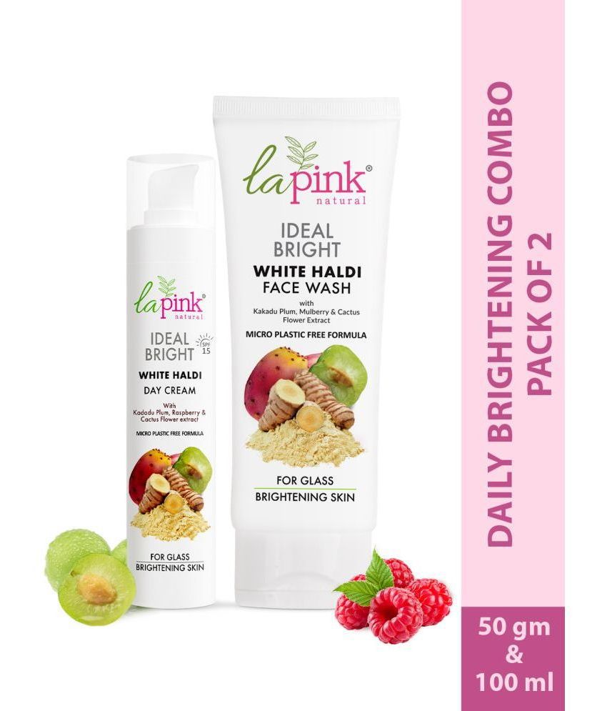     			La Pink Ideal Bright 2 Times Use Facial Kit For All Skin Type Fruit 50g, 100ml ( Pack of 2 )