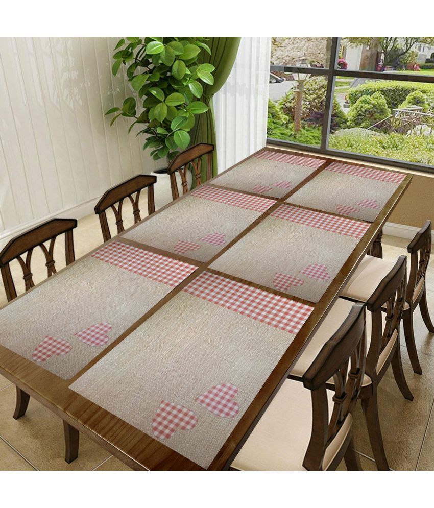     			Sanraksshan PVC Solid Rectangle Table Mats ( 40 cm x 32 cm ) Pack of 1 - Multi