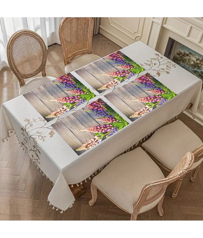     			Sanraksshan PVC Solid Rectangle Table Mats ( 40 cm x 32 cm ) Pack of 1 - Multi