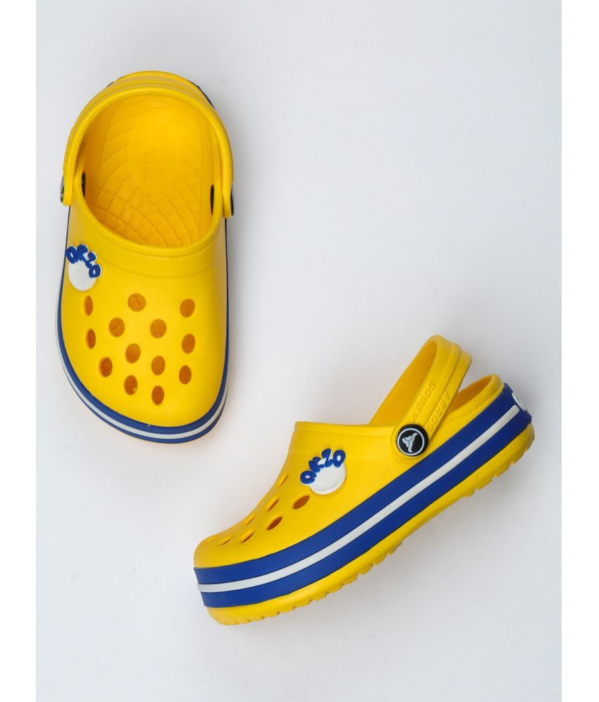     			Abros - Yellow Boy's Clogs ( 1 Pair )