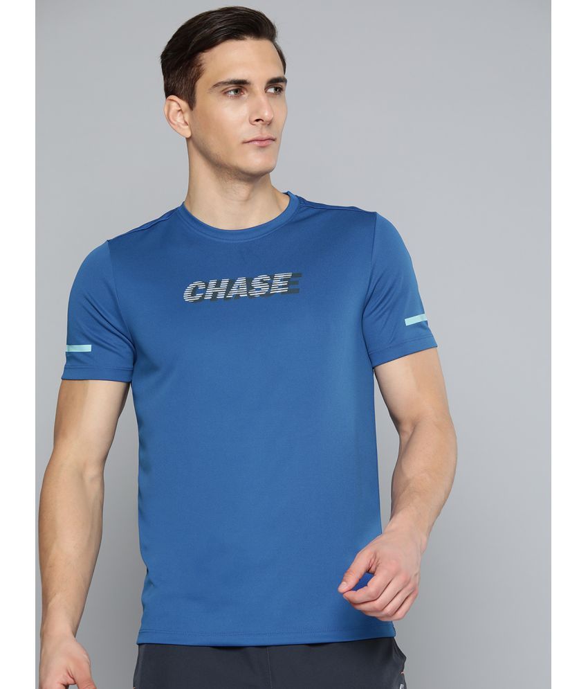     			Alcis Blue Polyester Slim Fit Men's Sports T-Shirt ( Pack of 1 )