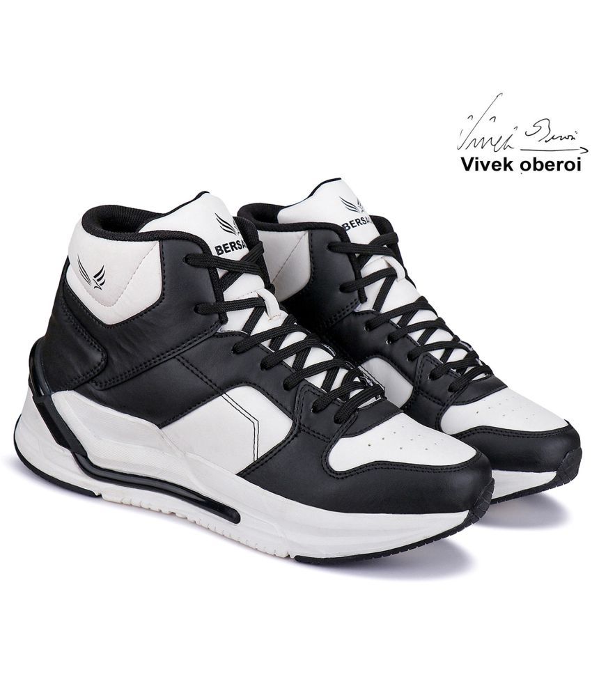     			Bersache Casual shoe for men Black Men's High Tops Shoes