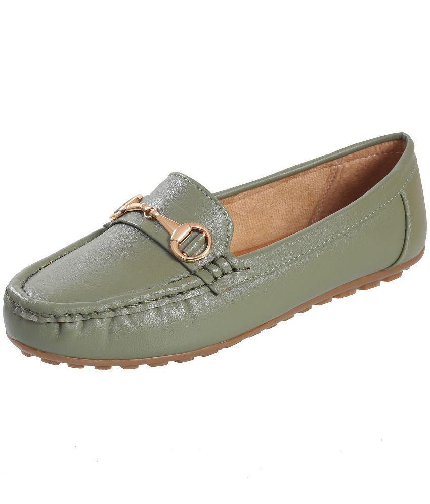     			Catbird Olive Women's Loafers