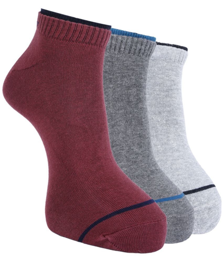     			Force NXT Cotton Blend Men's Striped Multicolor Ankle Length Socks ( Pack of 3 )